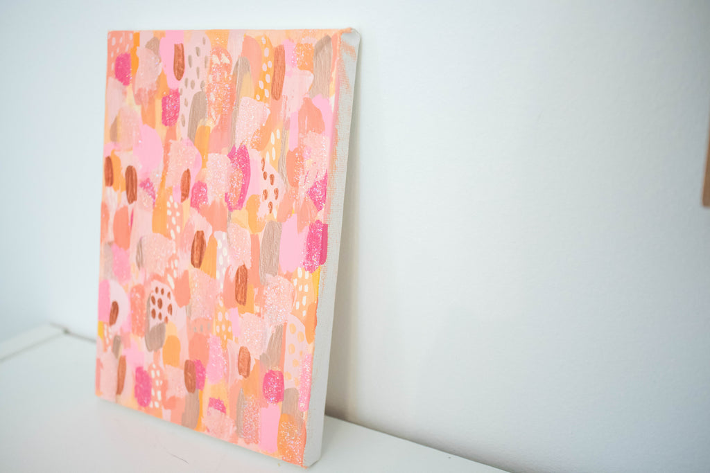 The Night Sunset | 5x7 Abstract Art
