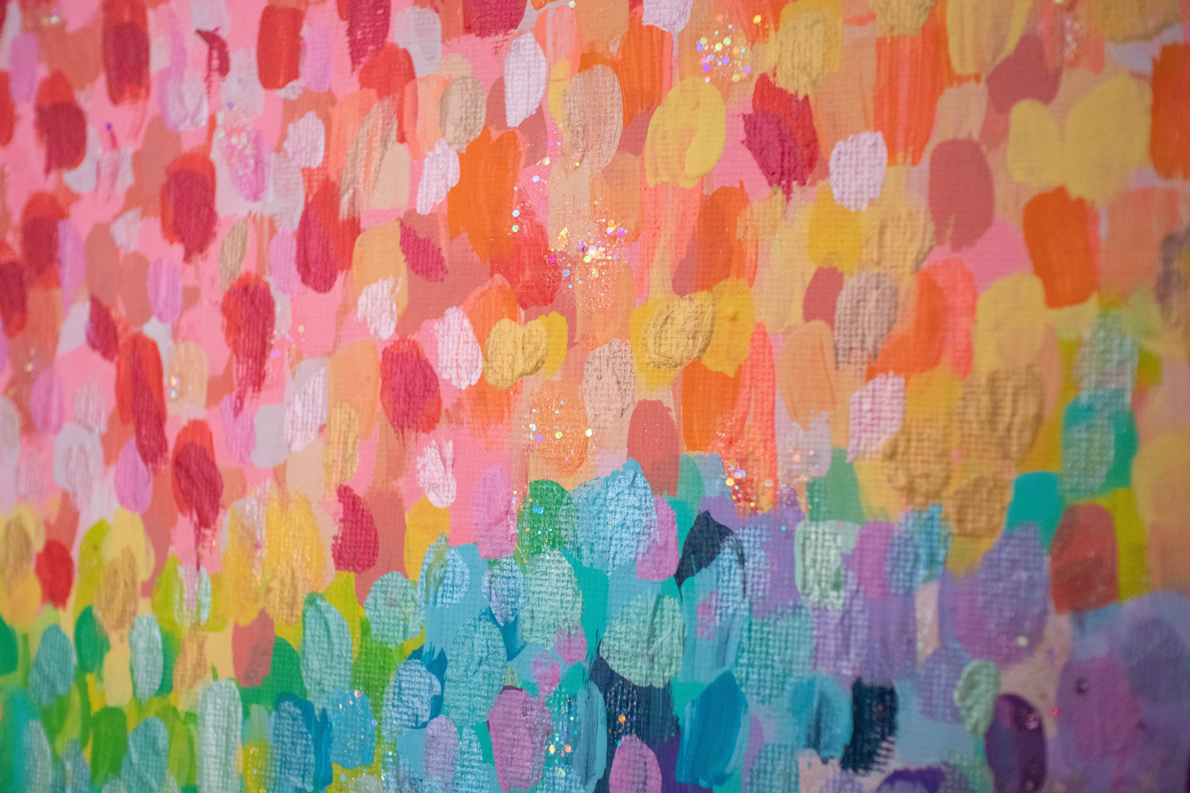 Rainbow Pride | 8x8 Abstract Art