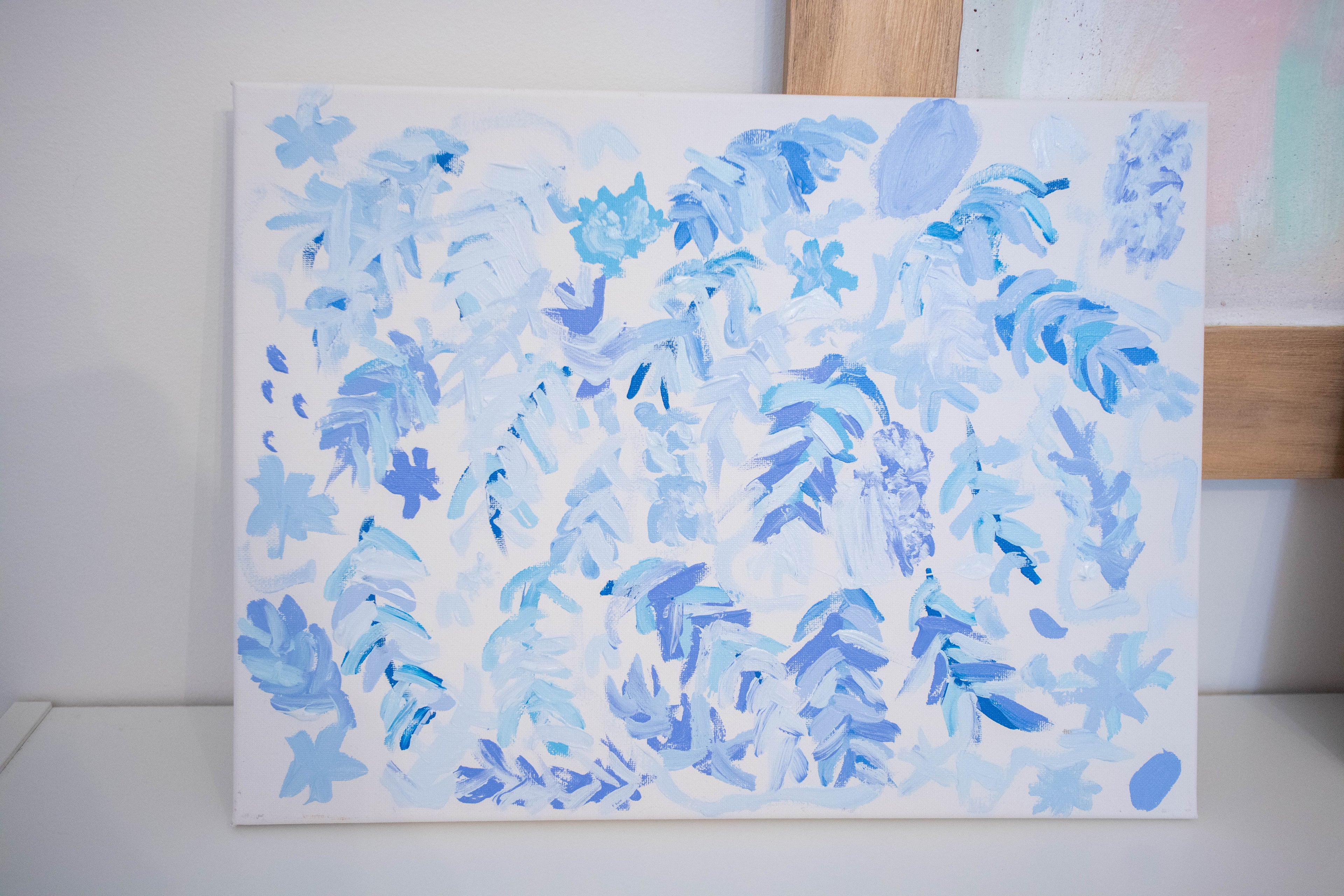 Greece in Foliage | 12x16 Abstract Art