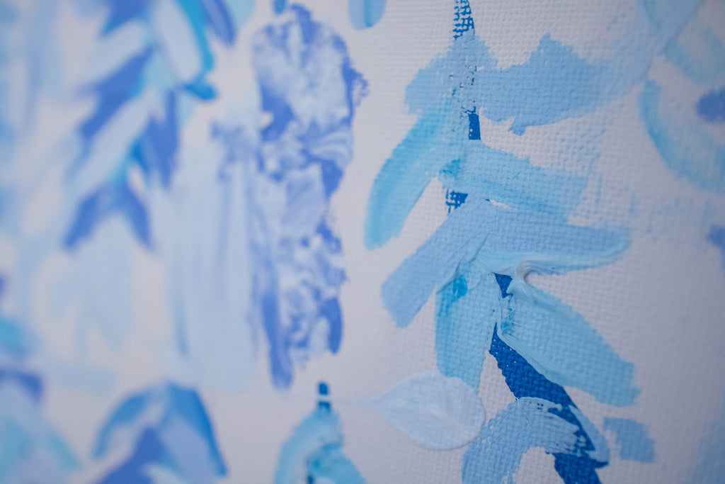 Greece in Foliage | 12x16 Abstract Art