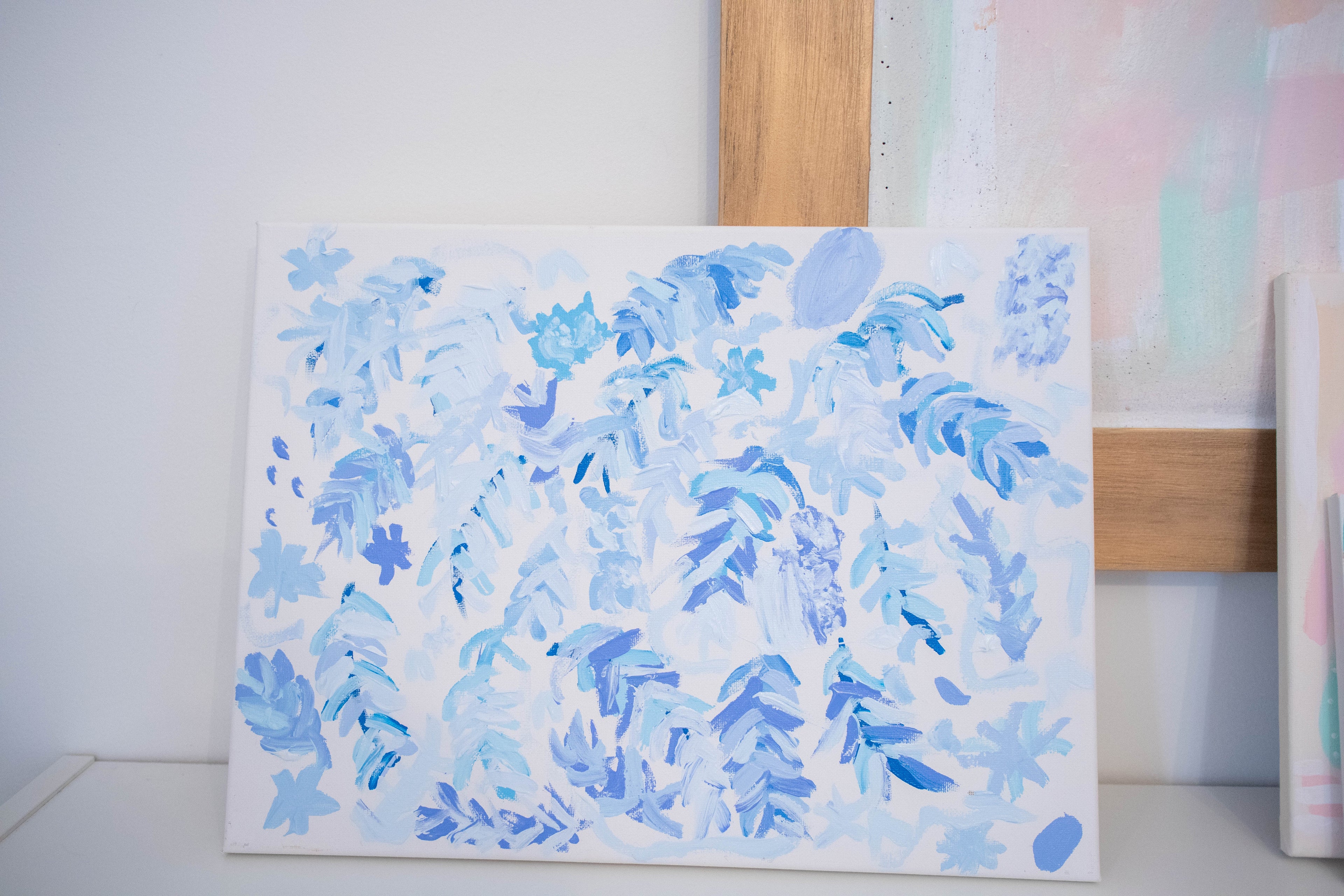 Greece in Foliage | 12x16 Abstract Art