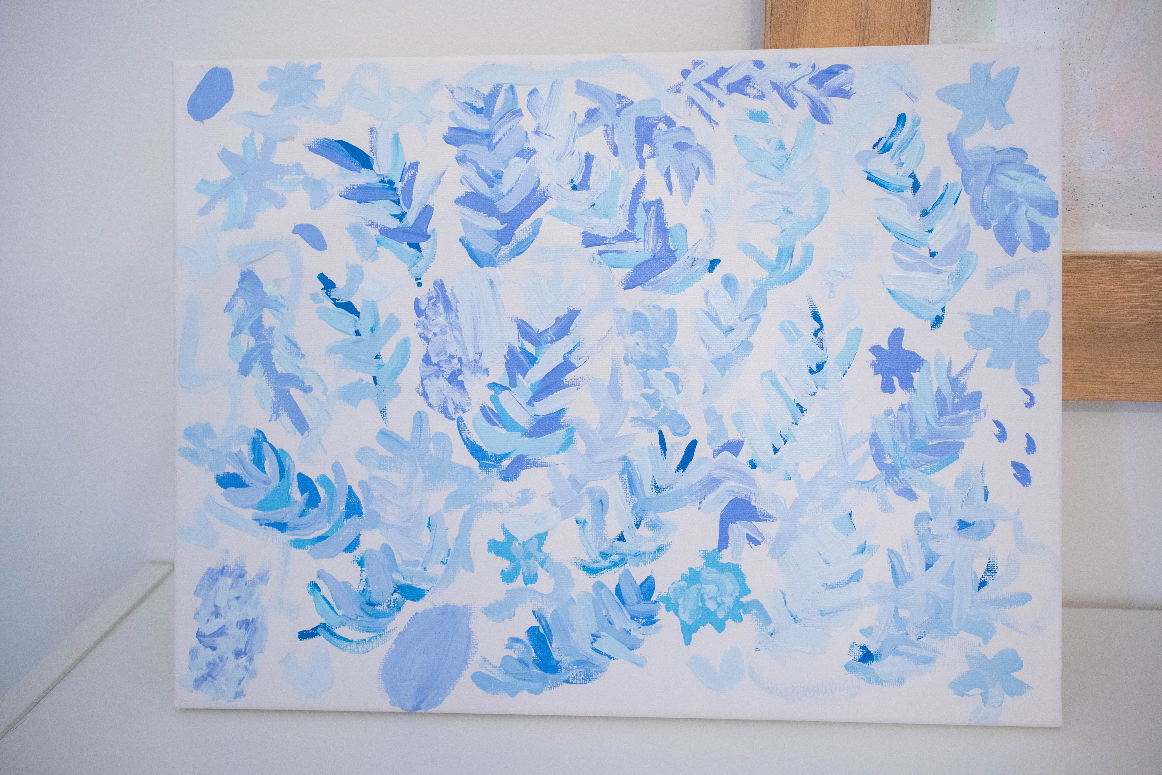 Greece in Foliage | 12x16 Abstract Art