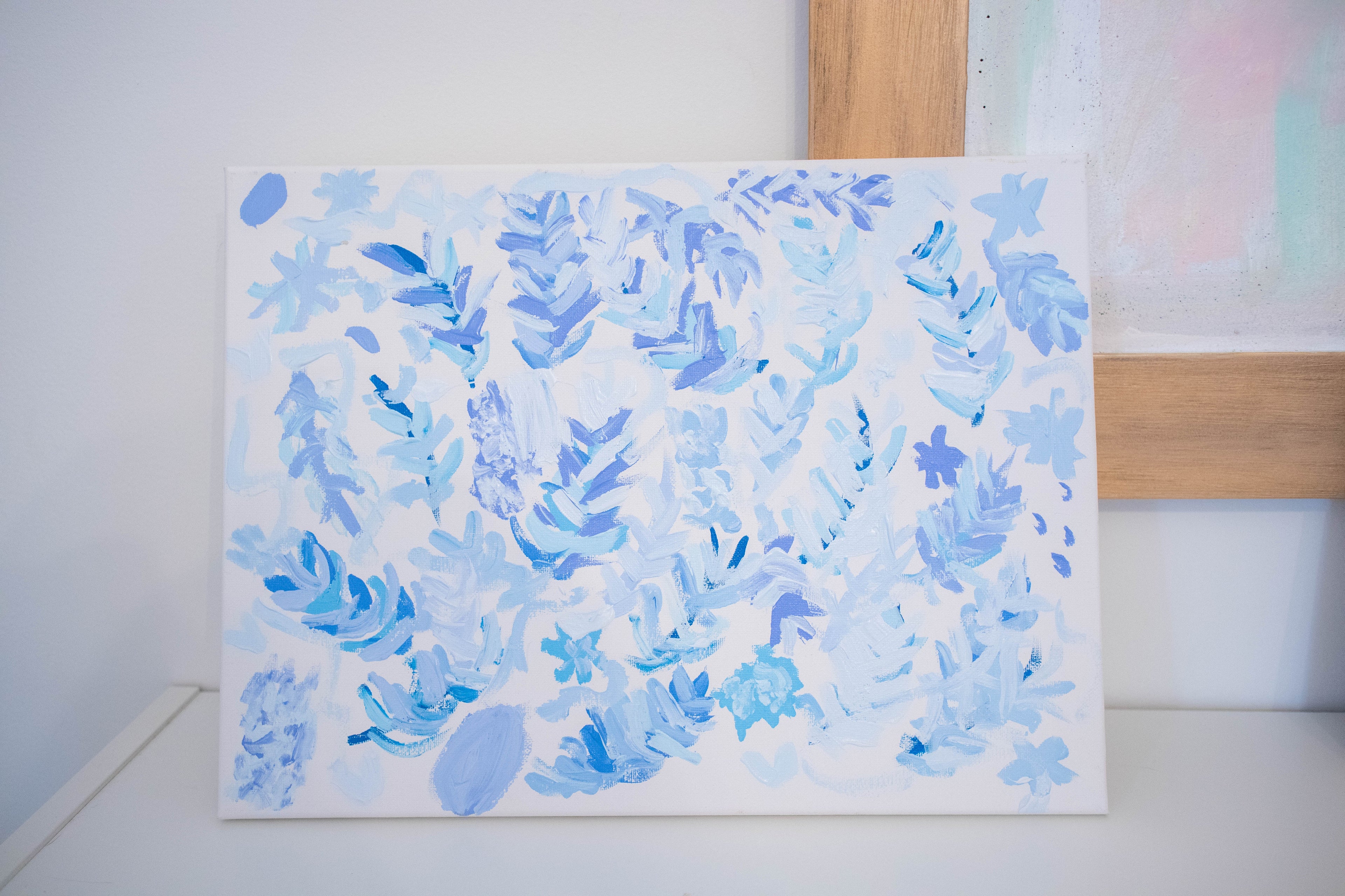Greece in Foliage | 12x16 Abstract Art