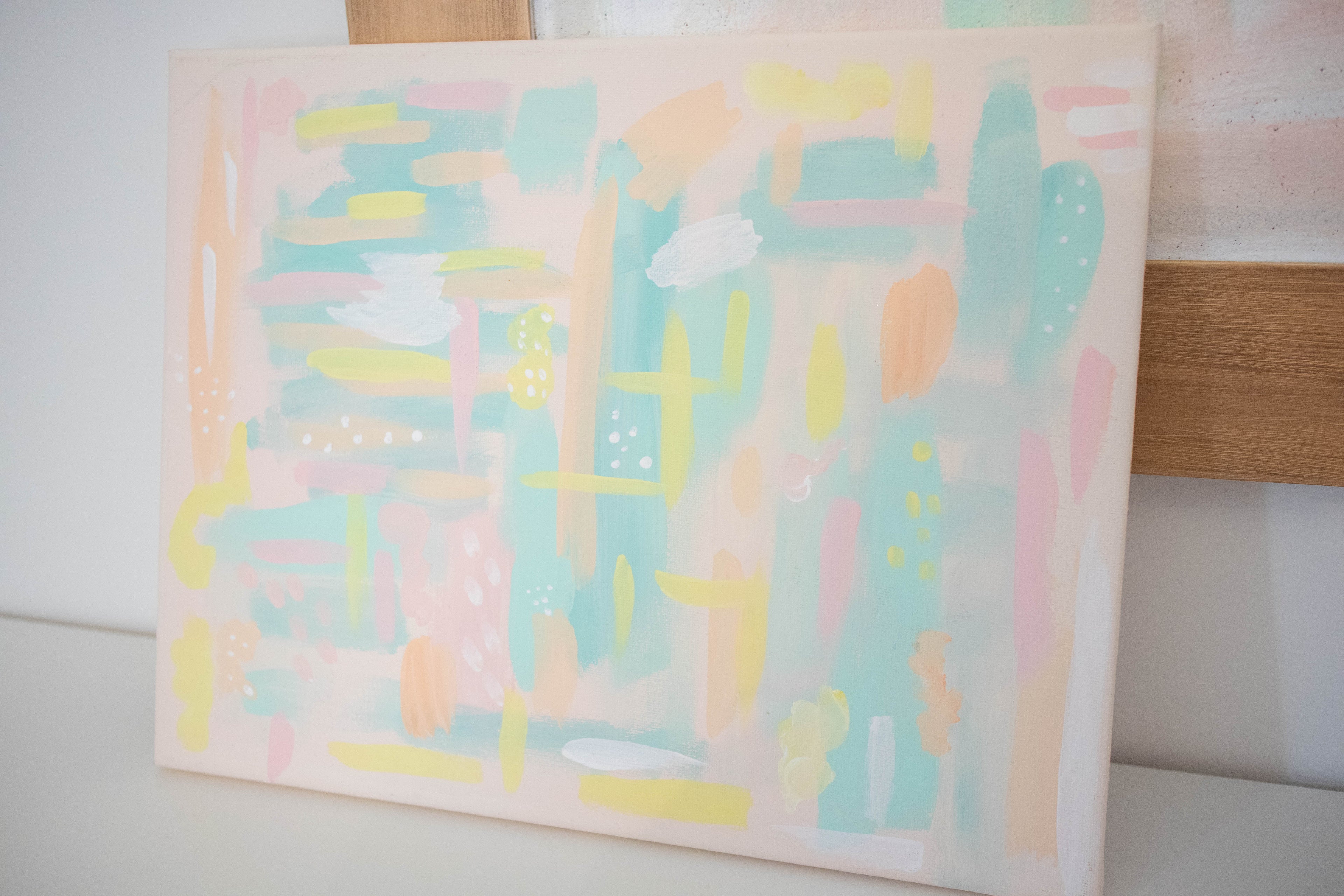 Pastel Abstract I | 11x14 Abstract Art