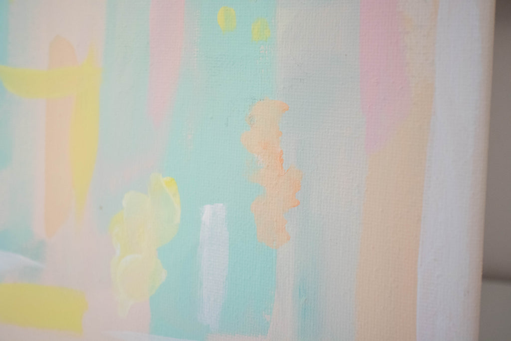 Pastel Abstract I | 11x14 Abstract Art