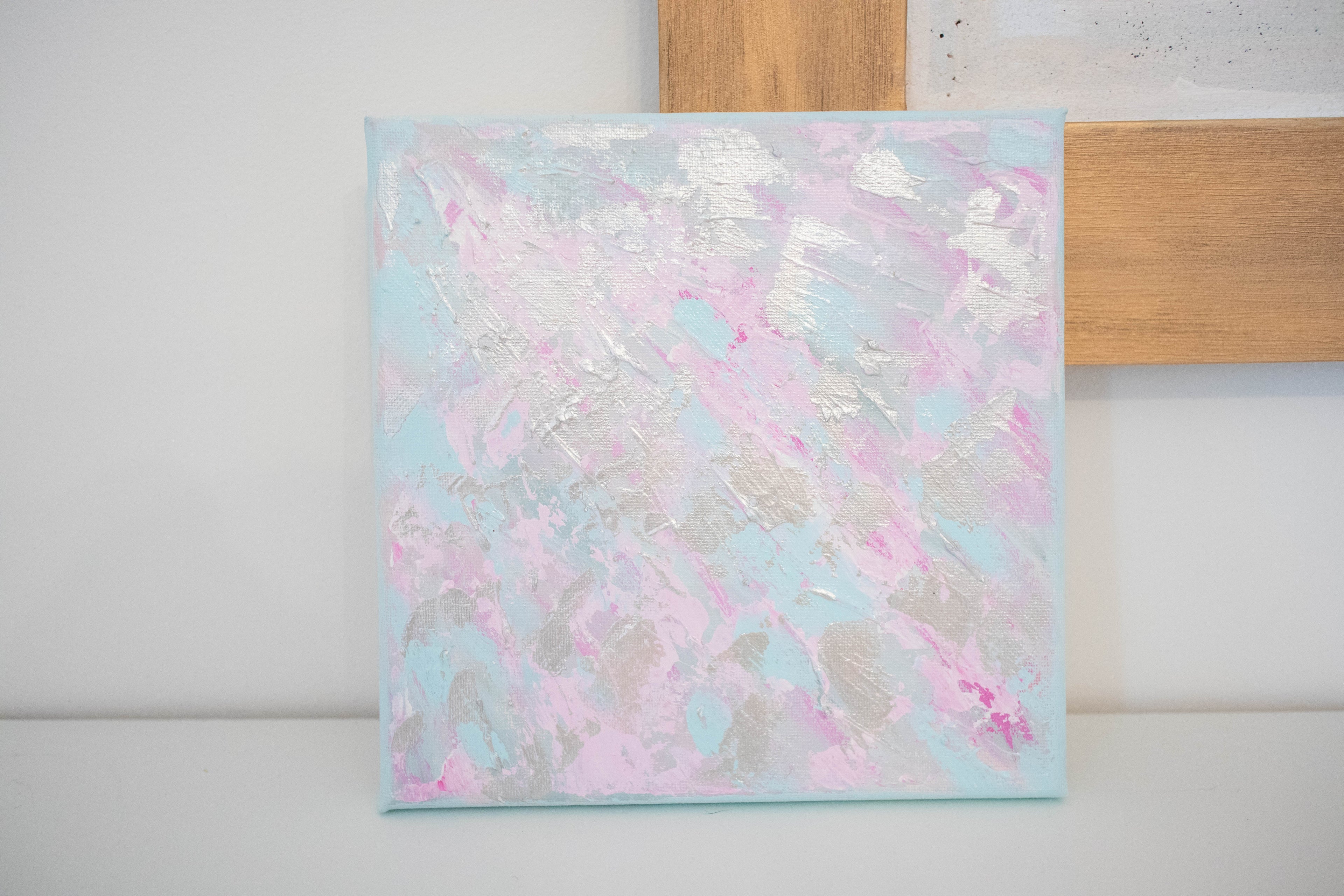 The Tin Man | 8x8 Abstract Art
