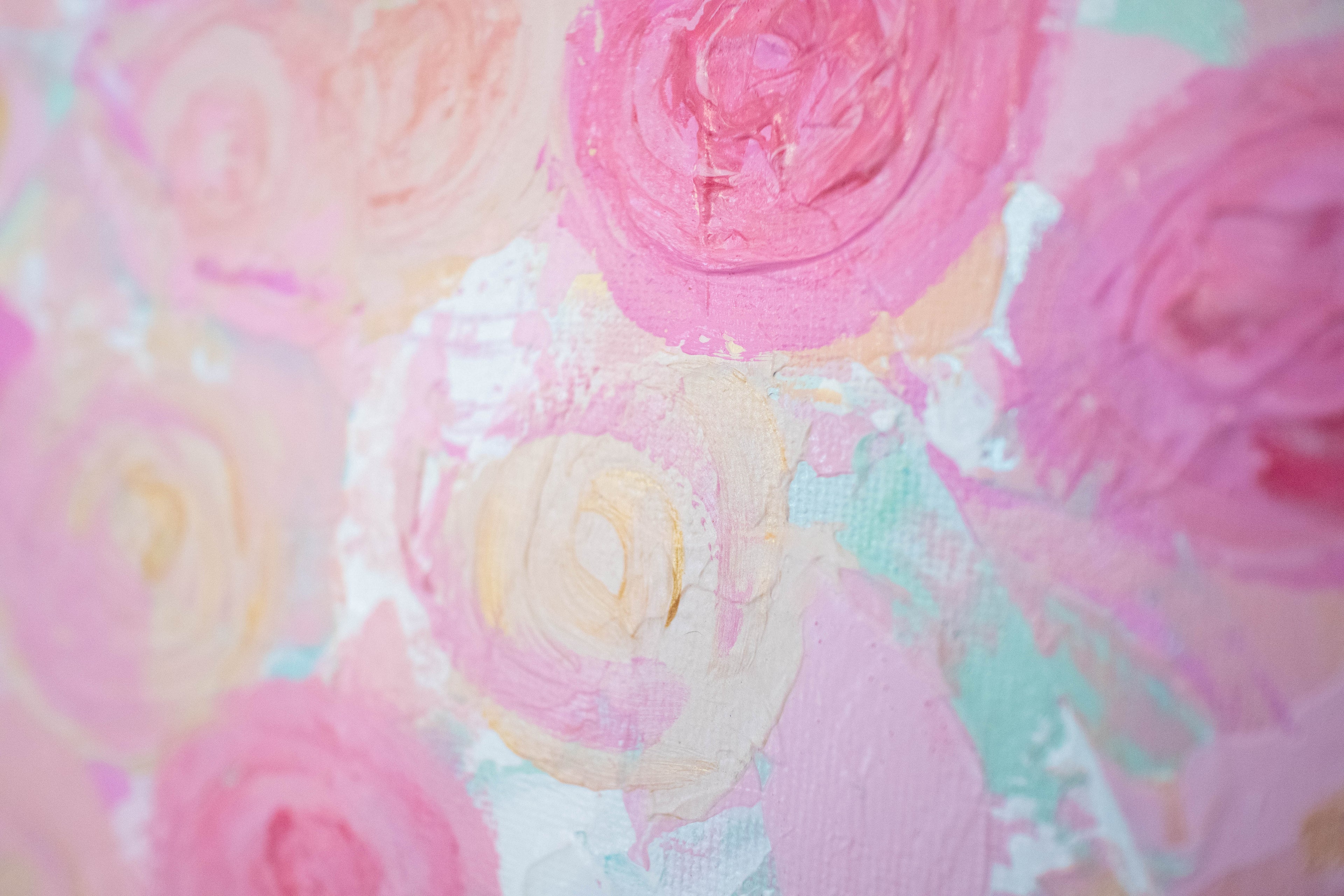 Rose Colored Glasses | 12x16 Abstract Art