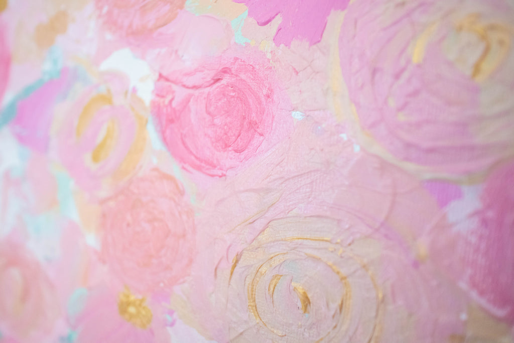 Rose Colored Glasses | 12x16 Abstract Art