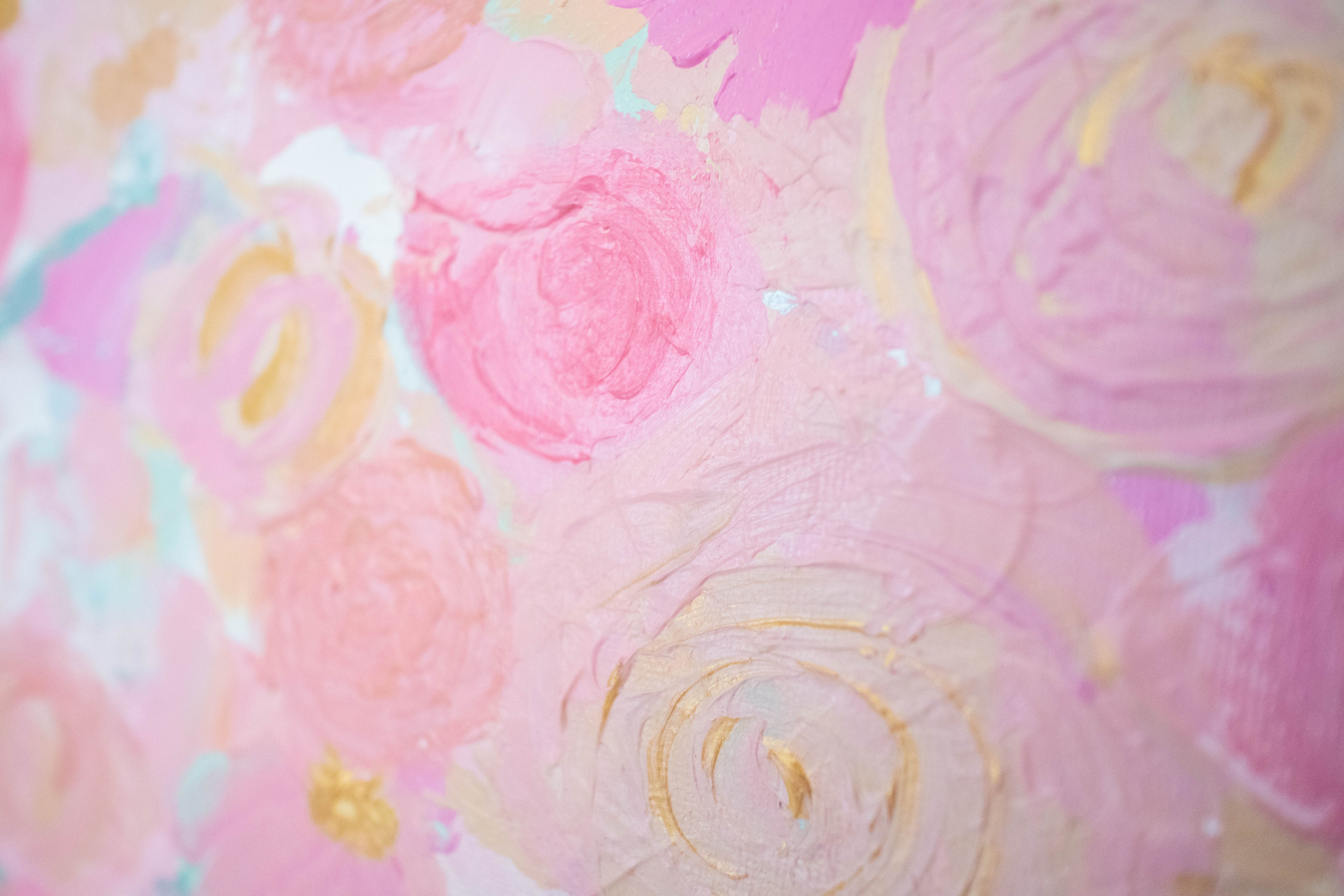 Rose Colored Glasses | 12x16 Abstract Art