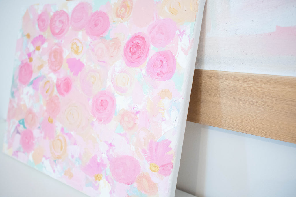 Rose Colored Glasses | 12x16 Abstract Art
