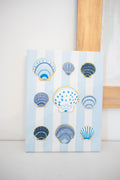 Hand-Painted Coastal Seashell Artwork | Original 9x12 Canvas
